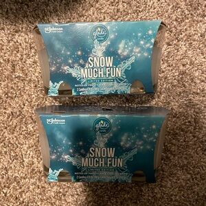 (2) Christmas Scent Snow Much Fun 6.8 oz Twin Candle